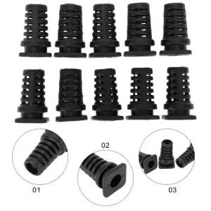 케이블 글랜드 커넥터 고무 변형 와이어 전동 공구 커버 휴대폰 충전기 10X 2 8MM bla China Mainland