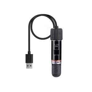 작은 수조용 USB 미니 수족관 가열봉 26 항온 히터 수중 온도 조절기 10W