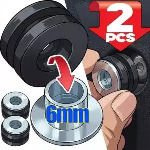 M6 오토바이 고무 그로밋 볼트 쿠션 와셔 페어링 쇼크 댐퍼 부싱 슬리브 가스켓 방진 1Set