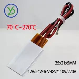 PTC 가열 12V 220V 시트 일정한 온도 세라믹 플레이트 35X21 액세서리 전기 110V 220 degrees