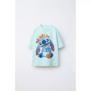 ZARA LILO  STITCH ⓒ DISNEY 프린트 티셔츠 - 블루