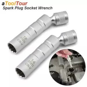 점화 플러그 소켓 렌치 어댑터 14MM 16MM 설치 회전 자동차 제거 자동 자기 키트 Spark Plug So et A