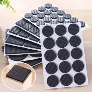 자기 가구 다리 피트 보호대 패드 의자 DIY 방지 스크래치 미끄럼 바닥 B 2cm 48PCS