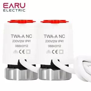 10 PCS AC 230V 정상 폐쇄 NC M30 TRV 난방용 라디에이터 조절 전기 5Pcs