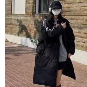 [하프클럽/]여아용 따뜻한 웰론 충전재 롱패딩 재킷 캐주얼 블랙 긴기장 겨