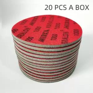핀란드 RKA 인치 150MM 스폰지 라운드 페인트 연마 자동차 자체 몰려 접착 들고 1 pcs 1000 grit