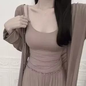 [하프클럽/]여성 여름용 브라캡 슬리브리스 이너 나시 탑