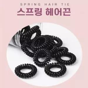 [하프클럽/]전화선 헤어끈 자국없는 투명케이스포함 25개입 스프