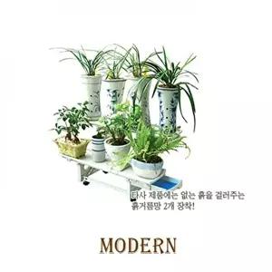 고품질 TBZ 모던 물받이 화분 정리대 2단 인테리어 진열대 선반 화분선반 화분진열대 정리대 WFM0GNI