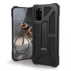 URBAN ARMOR GEAR UAG 삼성 호환 갤럭시 S20 플러스 케이스 [6.7 x2.54cm 스크린] 모나크 [블랙] 견고한 충