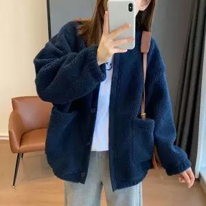 [하프클럽/]트루니 양털 포켓 데일리 점퍼 SD-251253