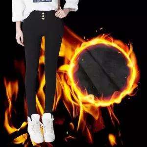 [하프클럽/]겨울용 보온기모 융털 레깅스 방한 쫄바지
