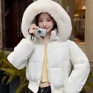 [하프클럽/]여성 크롭 패딩 점퍼 겨울 캐주얼 아우터 잠바