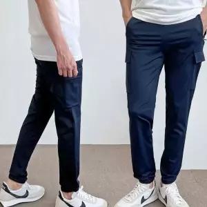 [하프클럽/]남성 아이스 카고 조거 바지 쿨링 워싱 청바지 반바지 슬랙스 스