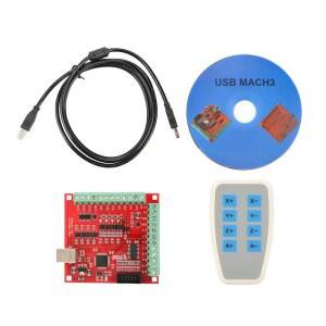 모션 컨트롤 카드 USB 브레이크아웃 보드 MACH3 CNC 위한 인터페이스 100KHz 각인을 컨트롤러
