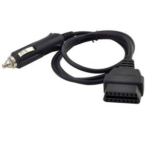 OL EN 1M 3피트 자동차 OBD2 ECU OBD 여성 절약하세요 차량 케이블카 블랙으로 전원 공급 긴급 전원을 케이블 어댑터 커넥터 메모리 12V 라이터로