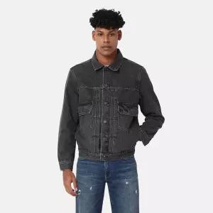 매장정품 리바이스 LEVIS 남성 타입2 트러커 블랙 데님 자켓 A7632-0002 705733