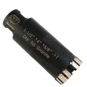 모스타툴스 화강암용 다이아몬드 드릴 비트 2인치 구멍 톱용 스톤 코어 엔지니어드 38mm 화강암 쿼츠