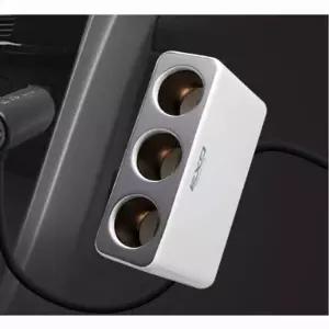[NS홈쇼핑]EXO 마이크로 USB 3구 멀티소켓 충전기 3포트 차량용 시거잭[35922634]