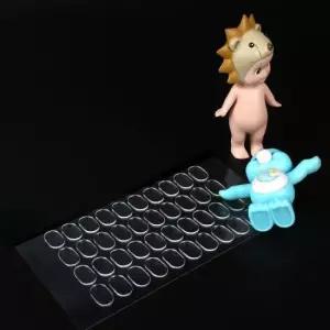 가챠고정테이프 피규어 고정 테이프 투명 소형