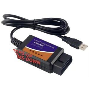 Windows 노트북 PC onfig FoCCus 진단 차량용 Can Can 스위치 시리즈 ELM327 HS Lincoln Ford MS 다운 Mazda USB 도구용 스캐너 OBD2 스캔 vy 리더