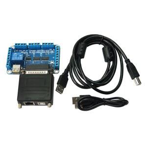 USB와 병렬 포트 변환기 어댑터 6축 연결 USB 선반용 포트와 조각기 컨트롤러 Cnc LPT 미니