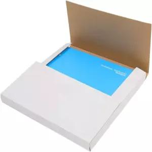 100팩 화이트 비닐 레코드 LP 배송 우편함 박스 12.5인치*12.5인치*1인치 앨범 종이 상자