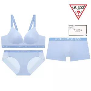 게스 언더웨어 메쉬 노와이어 커플속옷세트 GDWBR211BP211DR211BU EHM895 FRQ232