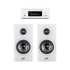 데논 RCD-N12 + 폴크오디오 R100 올인원 네트워크 하이파이 오디오