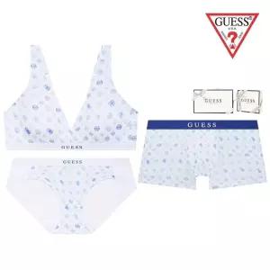 게스 언더웨어 심볼로고 노와이어 커플속옷세트 ODWBR796BP796DR796BU ZHM431 JVF527