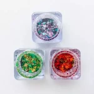 [하프클럽/알티피아]3 color 파티레인 글리터 셀프네일파우더 네일파우더