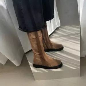 봄여자신발 롱부츠 가을 로우힐 미들부츠 봄구두 힐