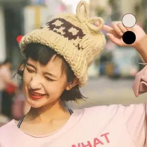(KN296) 해골 비니 겨울모자 골프모자