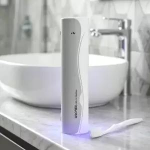 유토렉스 그레이스 UV-C 무선 휴대용 칫솔살균기 UTC-28G 라이트그레이