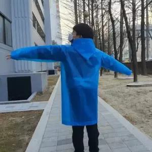 [텐바이텐]아동용 아웃도어 우비 레인코트 파랑 비옷 판초우의 우의