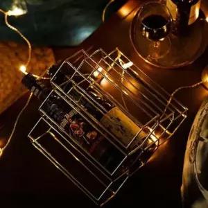 다용도멀티박스 허니 와인랙 골드 와인 홀더 와인거치대 와인진열장