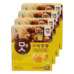 CJ제일제당 유기농 맛밤 714g x 4개