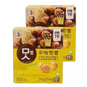 CJ제일제당 유기농 맛밤 714g x 2개