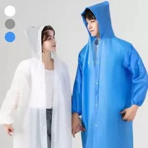 [텐바이텐]남여공용 다회용우비 장마대비 가방에쏙 EVA레인코트