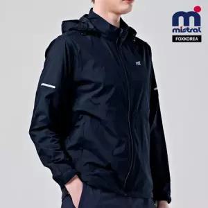 미스트랄 남녀공용 솔리드 스판 바람막이 NAVY - SPJKS662562