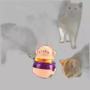 반려묘 흔들 오뚜기 3in1 간식 2color 장난감 H-00057