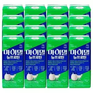 간편섭취 마이밀 뉴프로틴 산양유 단백질 x 1박스 190ml 16팩