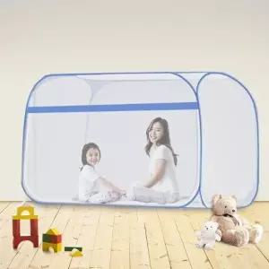 바닥있는 원터치 모기장 접이식 1인용 슈퍼싱글 200x100x120cm24587257588743