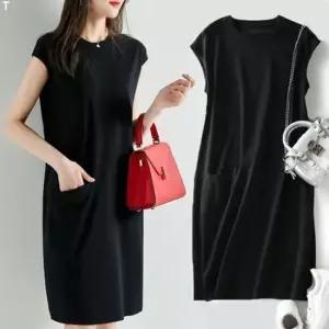 친절한탄씨 주머니 포인트 데일리 쿨 원피스 DHH-B116 원피스 끈원피스 나시원피스 여름원피스