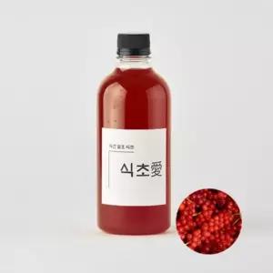 VDG 식초애 전통 자연 발효 오미자 비니거 500ml 과일 음료
