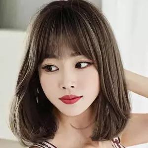 여성통가발 C컬 단발 가발 패션가발 패션통가발 여자전체가발
