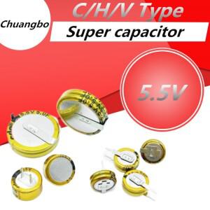 2개몫 5.5V 슈퍼 커패시터 0.1F 0.022F 0.047F 4.0F 0.33F 1F 1.5F VHCType 버튼 유형 Farrah Supercapaci