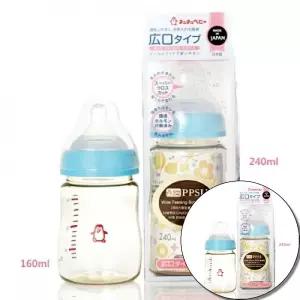 수유용품 쮸쮸베이비 칼라 -Blue PPSU크리스탈와이드젖병240ml