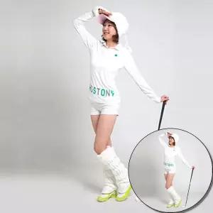 여성 골프 레그워머 발토시 겨울 방한용품 블랙 화이트
