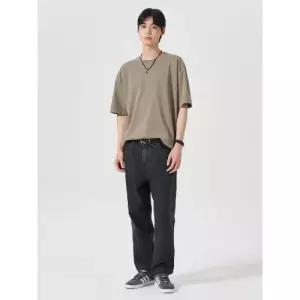 에잇세컨즈 424821LP84 데님 와이드팬츠 에센셜 레귤러핏 팬츠 애쉬 4323837